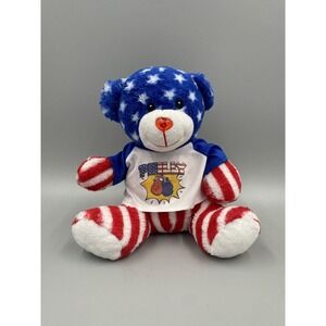 8” Stars & Stripes Teddy Bear W/ PHILLY T-Shirt Stuffed Animal Totally Teddies